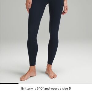Lululemon align high rise 28” navy